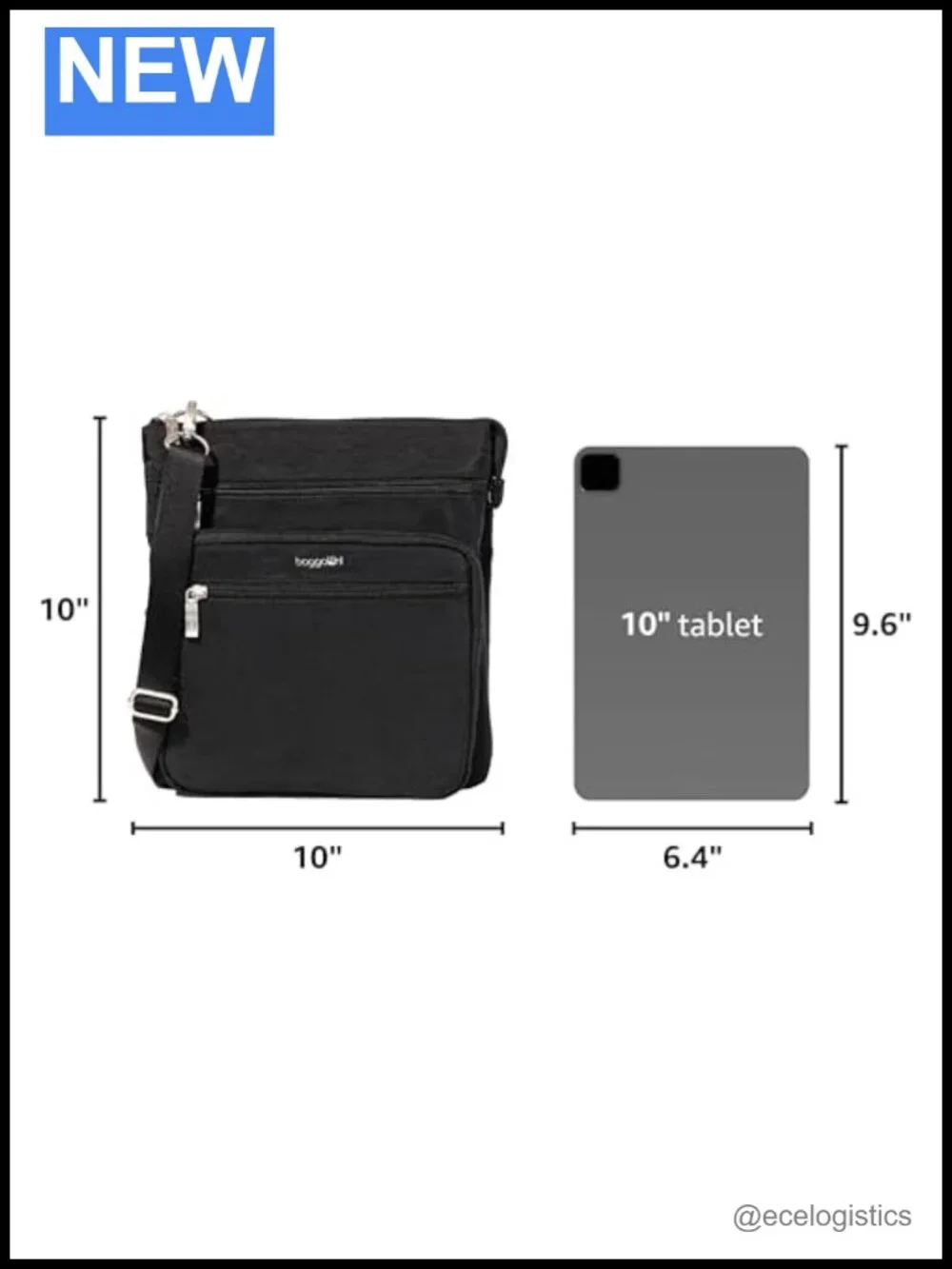 Lightweight Nylon Crossbody Bag RFID Travel Purse
